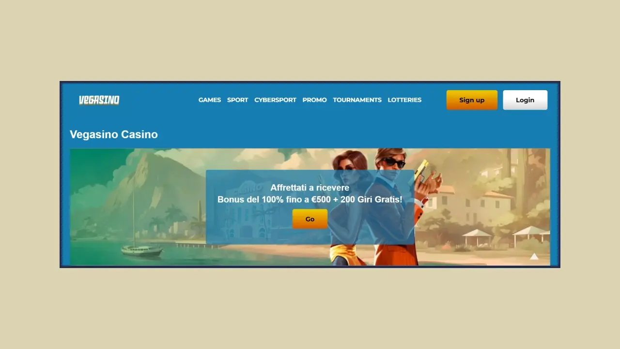 Kasyno online Vegasino: rejestracja, bonusy.